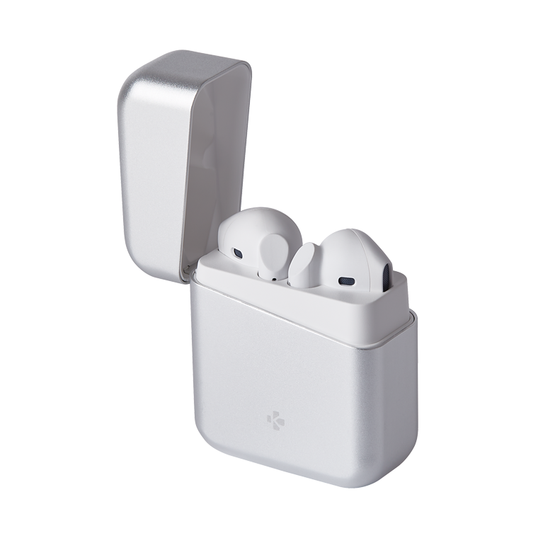 ZeBuds Premium - ZeBuds Premium - Écouteurs sans fil TWS avec boîtier de charge en aluminium - MyKronoz