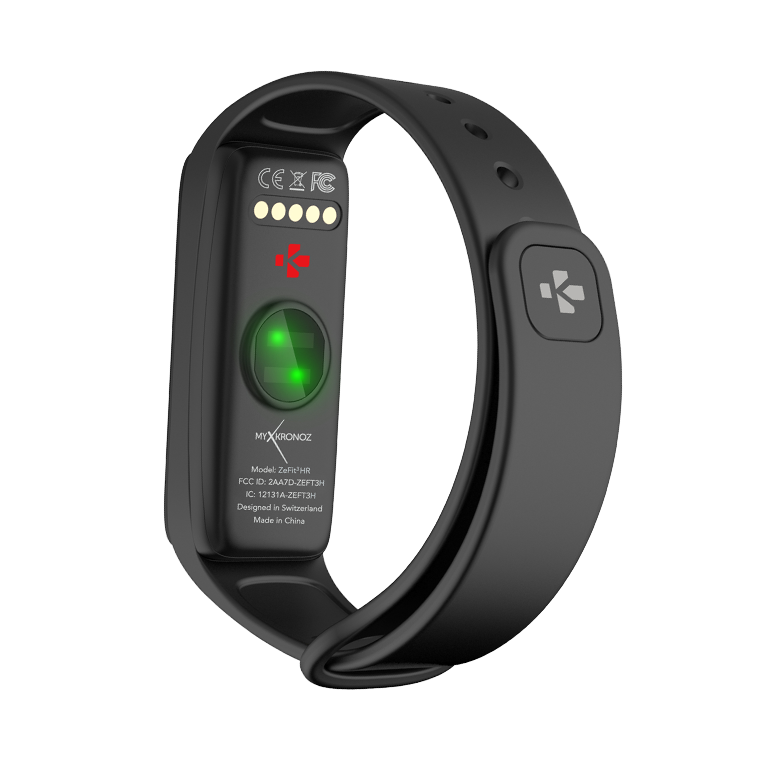ZeFit3 HR - Tracker d'activité avec capteur de rythme cardiaque - MyKronoz