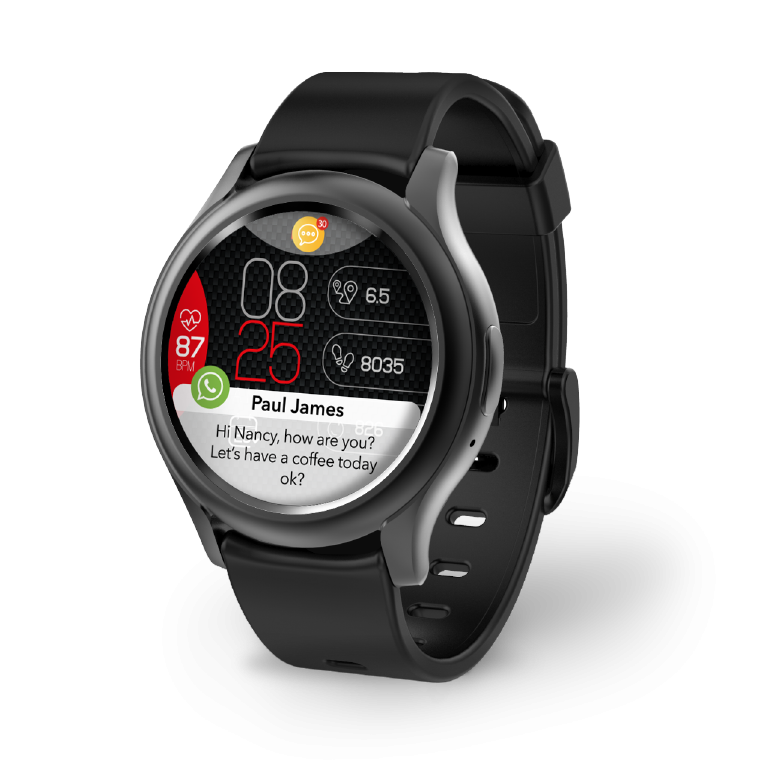 ZeRound3 - ZeRound3 - Smartwatch with full round AMOLED touchscreen - MyKronoz