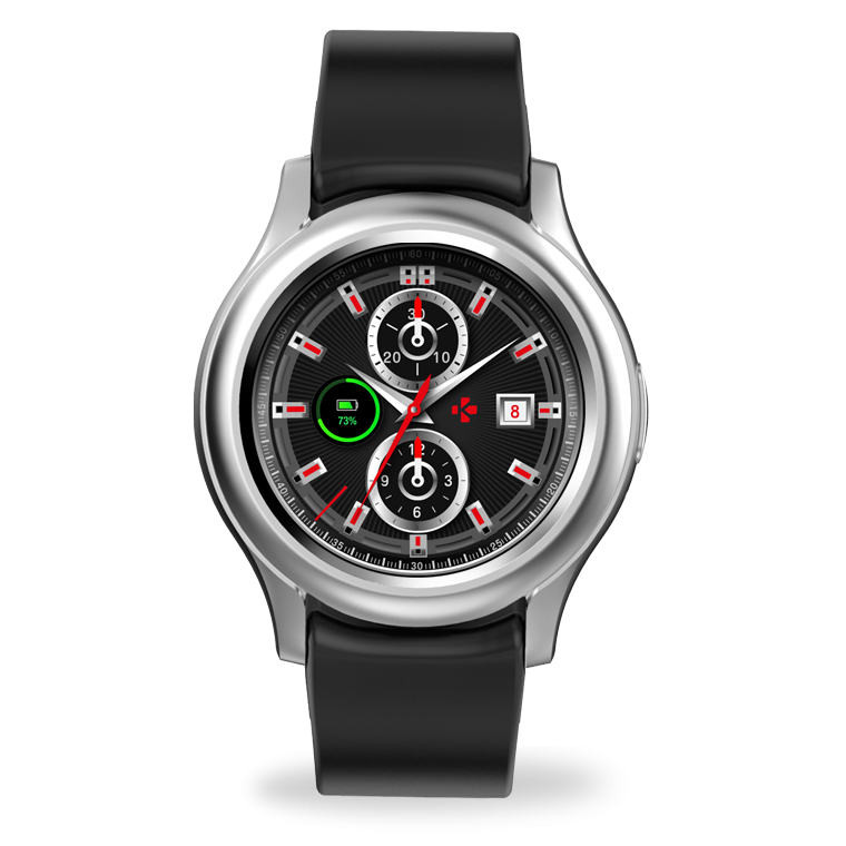 ZeRound3 - ZeRound3 - Smartwatch mit rundem AMOLED-Touchscreen - MyKronoz