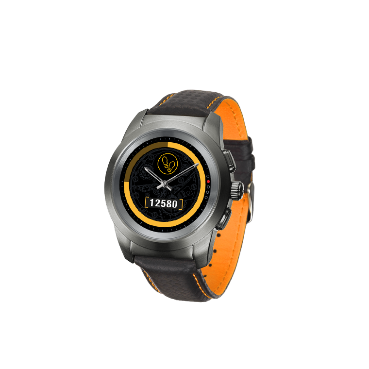 ZeTime Premium - Die weltweit erste hybride Smartwatch mit mechanischen Zeigern und rundem Farbtouchscreen - MyKronoz