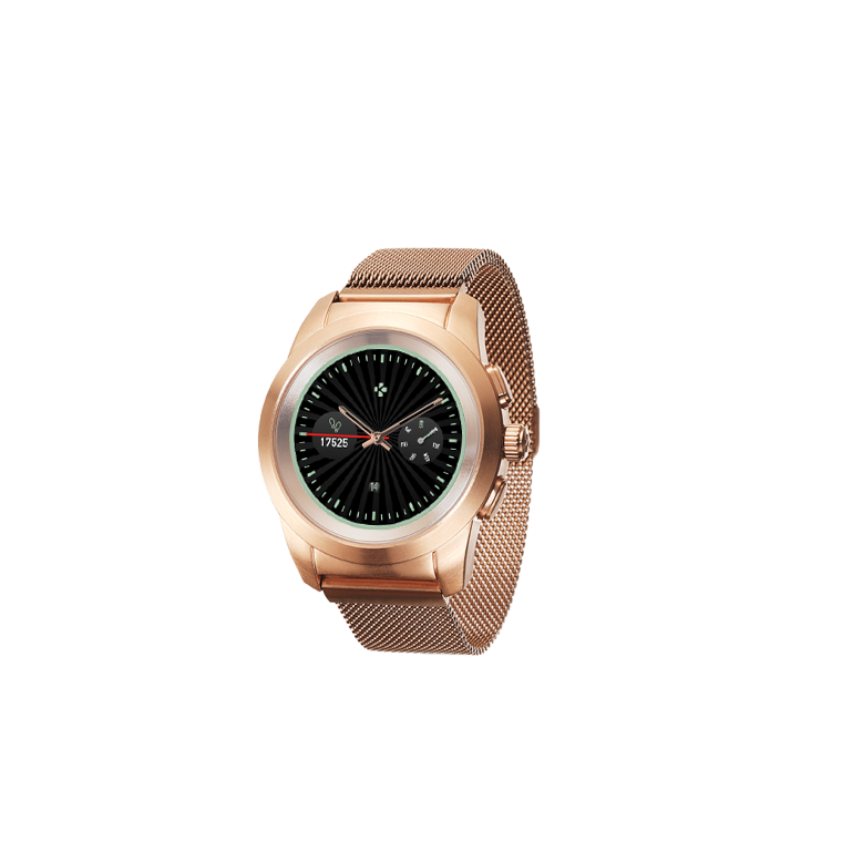 ZeTime Elite - La première montre connectée hybride au monde alliant aiguilles mécaniques et écran couleur tactile - MyKronoz