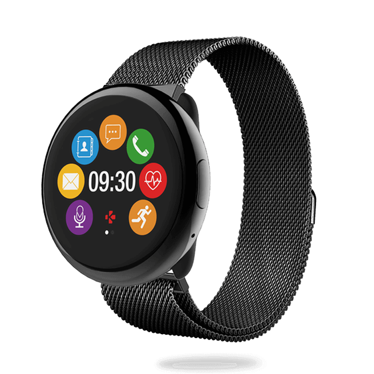 ZeRound2HR Elite - Elegante Smartwatch con schermo al tocco circolare a colori e monitoraggio del battito cardiaco  - MyKronoz