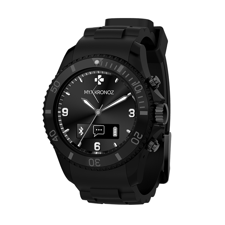 ZeClock - Smartwatch analogico con movimento al quarzo - MyKronoz