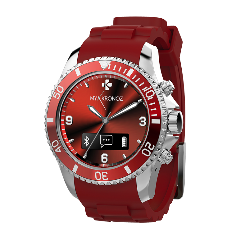 ZeClock - Smartwatch analogico con movimento al quarzo - MyKronoz