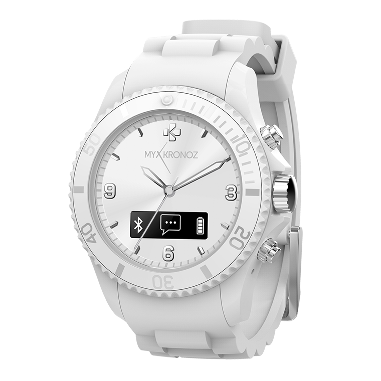 ZeClock - Analoge Smartwatch mit Quarz-Uhrwerk - MyKronoz