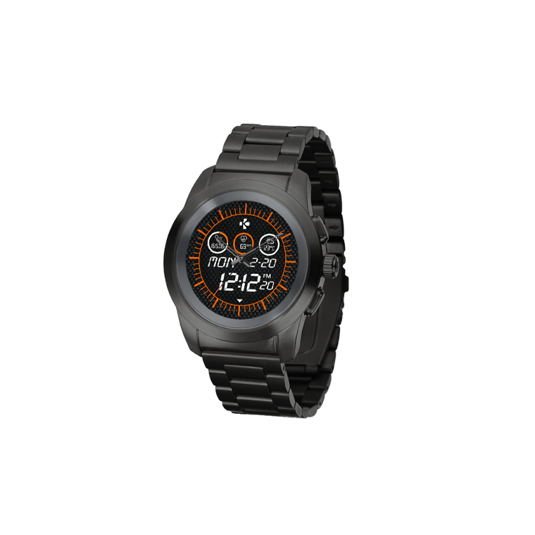 ZeTime Elite - Die weltweit erste hybride Smartwatch mit mechanischen Zeigern und rundem Farbtouchscreen - MyKronoz