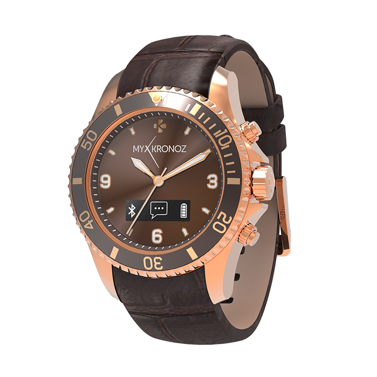 ZeClock - Premium - Smartwatch analogico con movimento al quarzo - MyKronoz