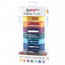 ZeFit<sup>2Pulse</sup> Wristbands x7 - Wear different colors every day - MyKronoz
