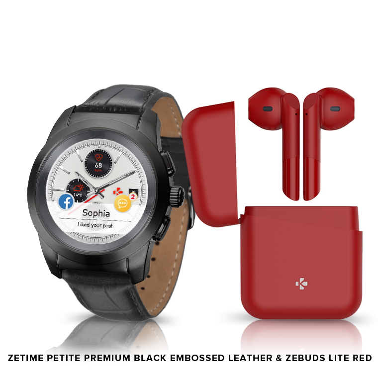 ZeTime Premium & ZeBuds - Our Premium hybrid smartwatch and new TWS Wireless Earbuds - MyKronoz