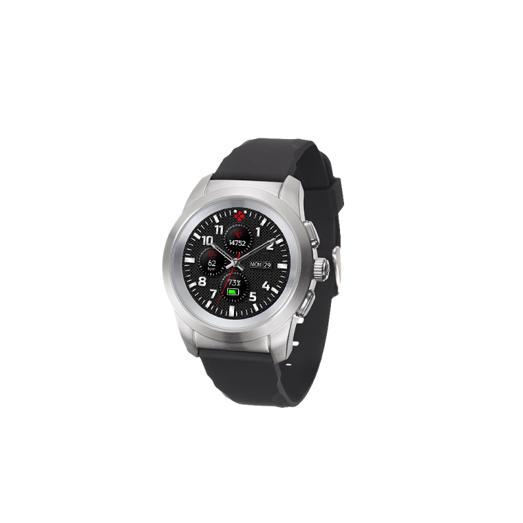 ZeTime - The world’s first hybrid smartwatch combining mechanical hands with a round color touchscreen - MyKronoz