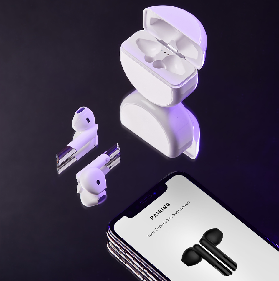 MyKronoz ZeBuds Pro stylish TWS earphones with wireless charging