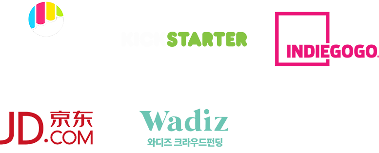 Funded on Kickstarter and Indiegogo